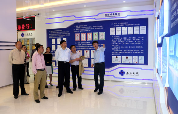 2015年5月8日，江蘇省政協(xié)領(lǐng)導(dǎo)、專(zhuān)家來(lái)上上電纜調(diào)研