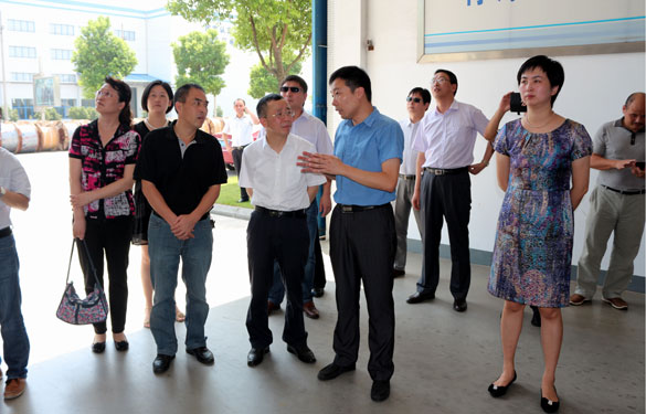 衢州市委常委、衢州綠色產(chǎn)業(yè)集聚區(qū)黨工委書記傅根友一行來上上考察