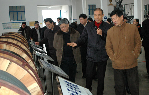 江蘇省人大財經(jīng)工作會議與會領(lǐng)導(dǎo)來上上集團參觀考察